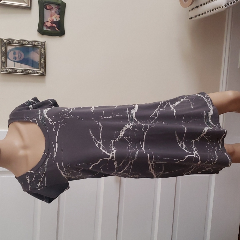 Grey GAP T-Shirt Dress Tye Dye sz S